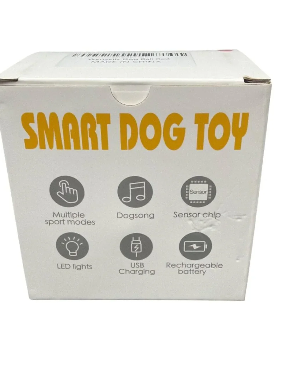 Smart Dog Toy With LED Lights USB Charging Sensor Chip & Rechargeable Battery